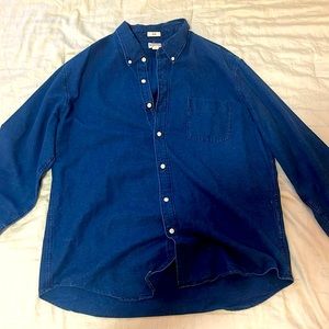 JCREW XL cotton button up - lightly worn